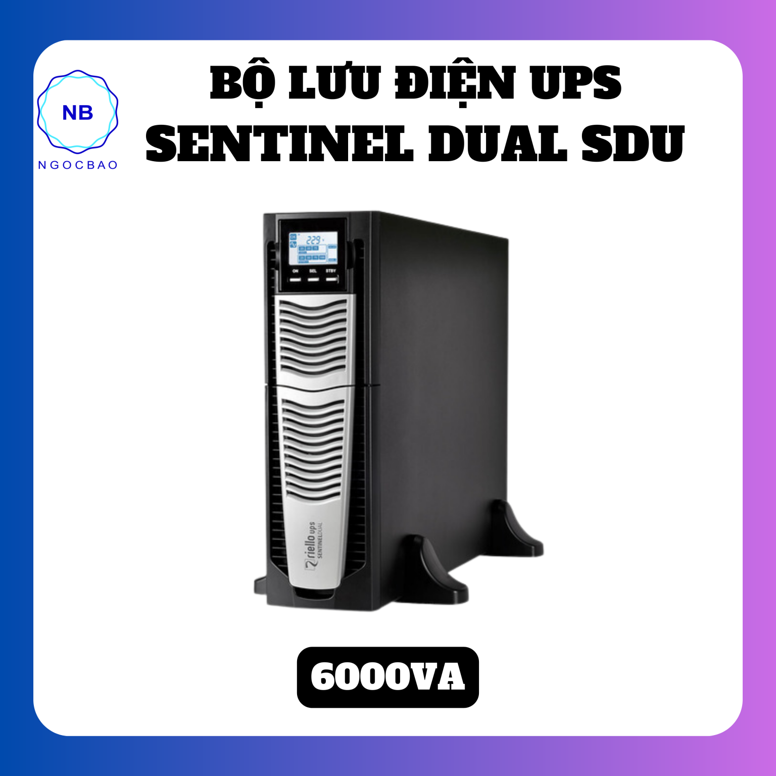 Bộ lưu điện UPS Sentinel Dual SDU 6000VA