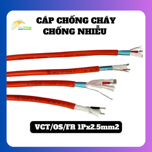 Cáp chống cháy chống nhiễu GL Cables 1Px2.5mm2